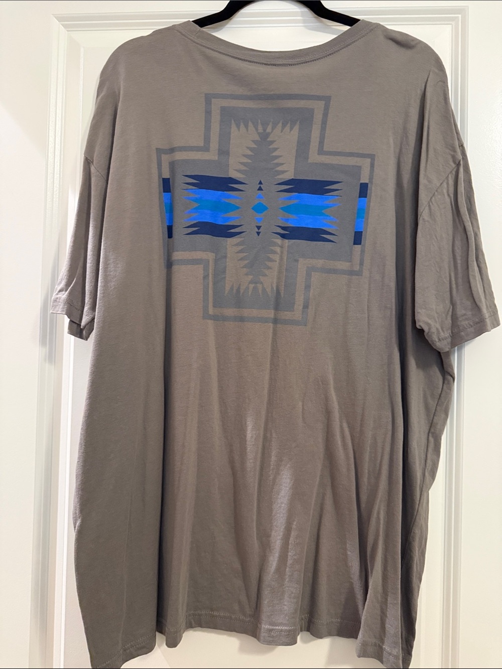 Pendleton Men's Taupe Short-Sleeve Logo Tee